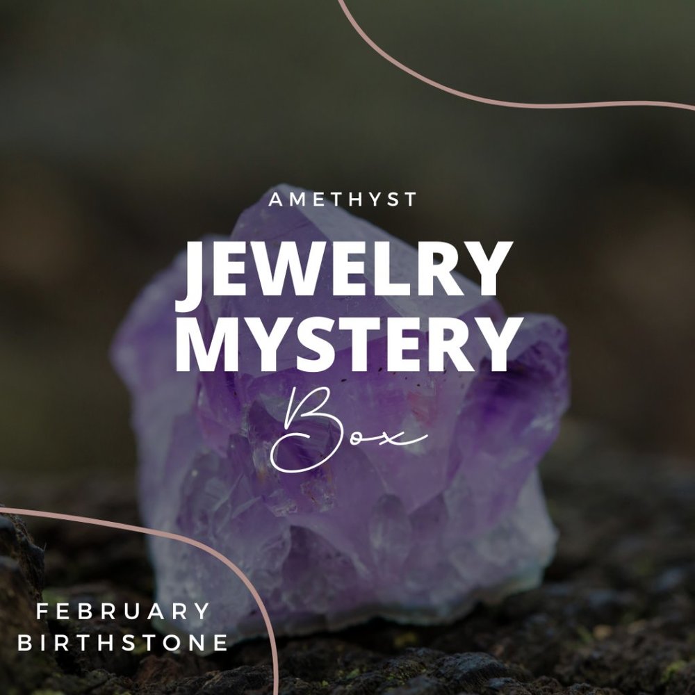 Amethyst Jewelry Mystery Box- 3 pieces